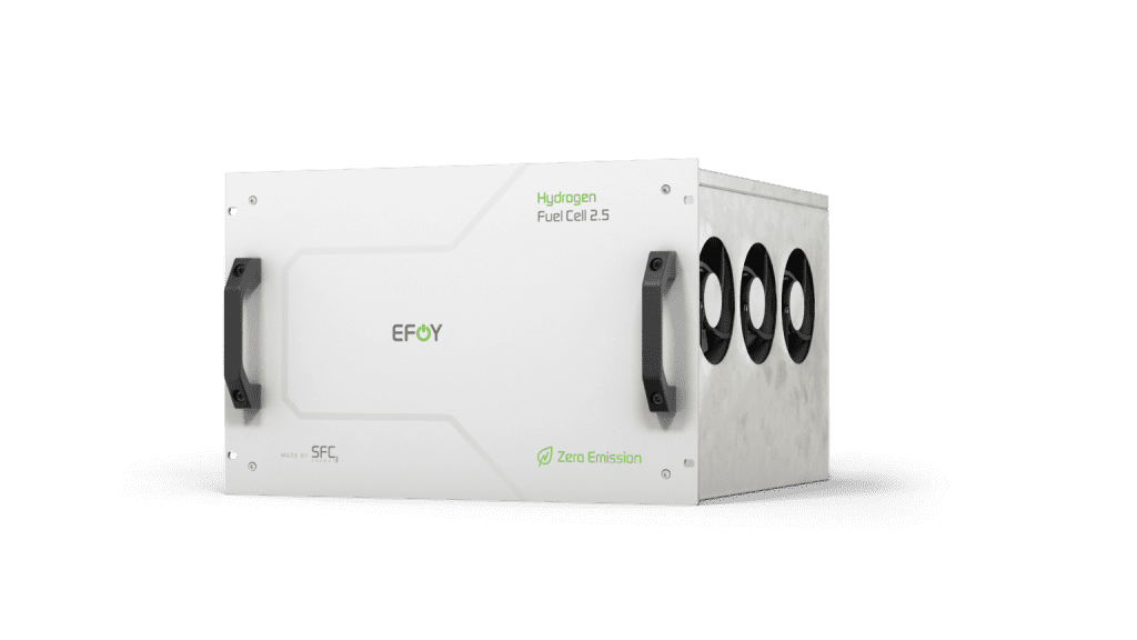 SFC Energy EFOY hydrogen fuel cell for clean energy generation